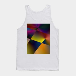 multicolored textured gradient Tank Top